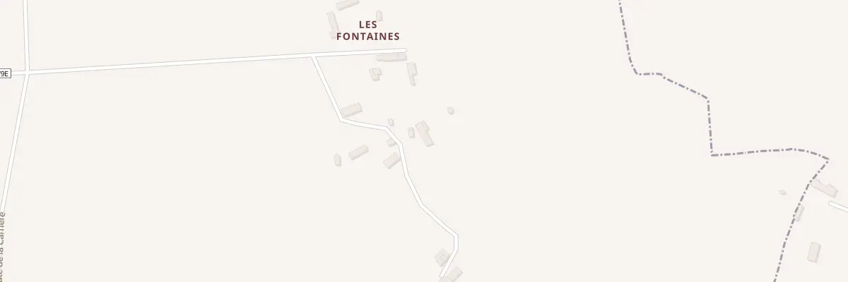 Plan du 5036 Les Fontaines au Mesnil-Villeman