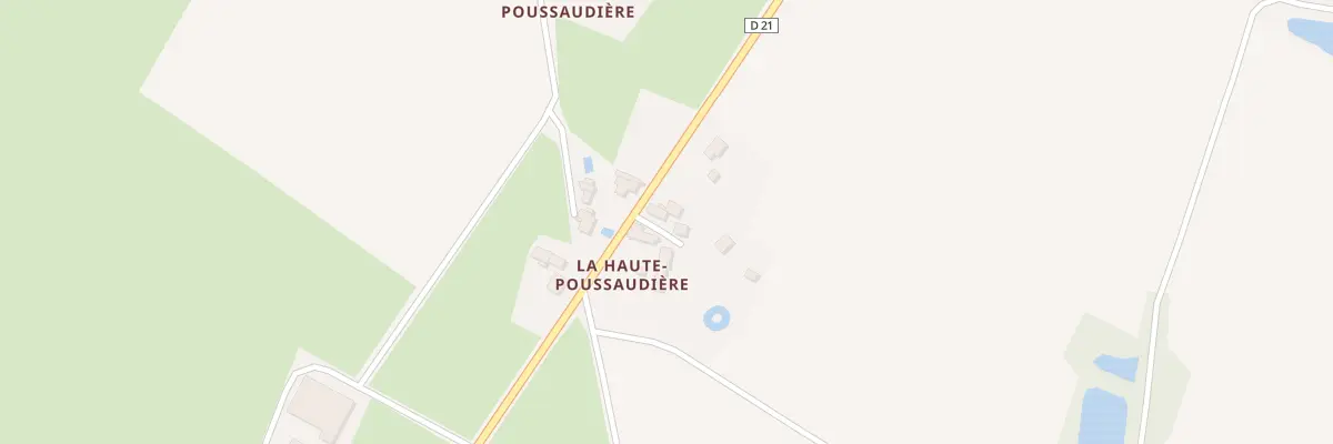 Plan du 65 La Haute Poussaudiere à Couffé