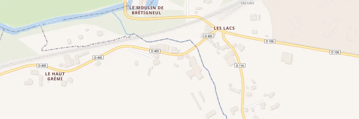 Plan du 7B Les Lacs à Cornillé