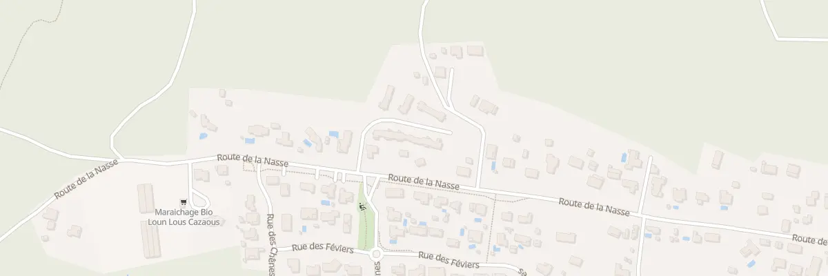 Plan du 596 Rte de la Nasse à Léon