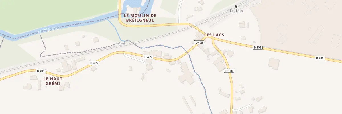 Plan du 14 Les Lacs à Cornillé
