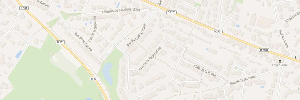 Plan du 13 Rue de la tourmaline à La Ferrière