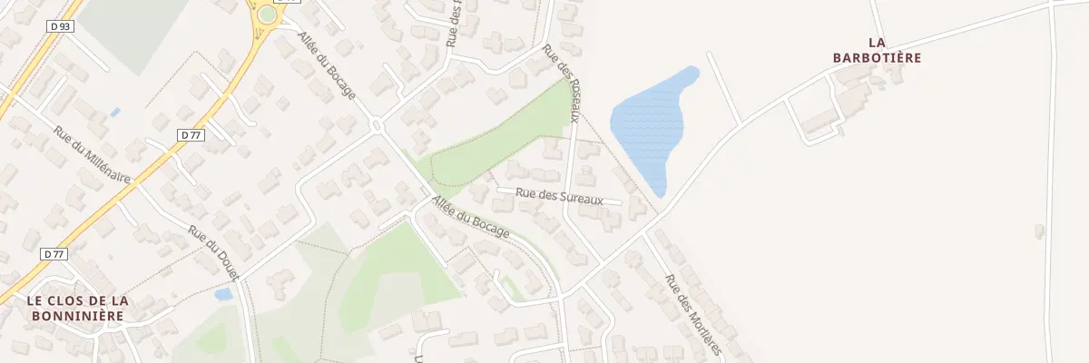 Plan du 6B Rue des sureaux à Montaigu-Vendée