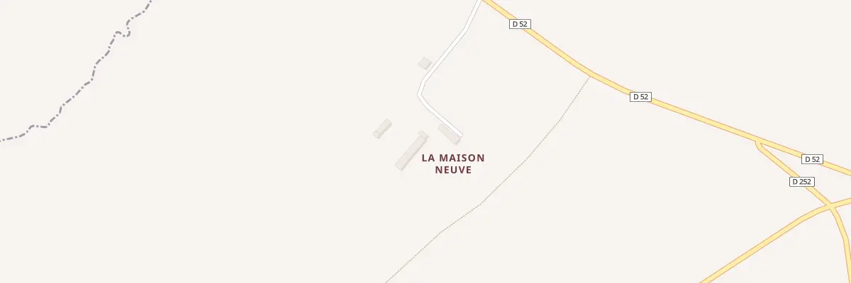 Plan du 1 La Maison Neuve à Montpinchon