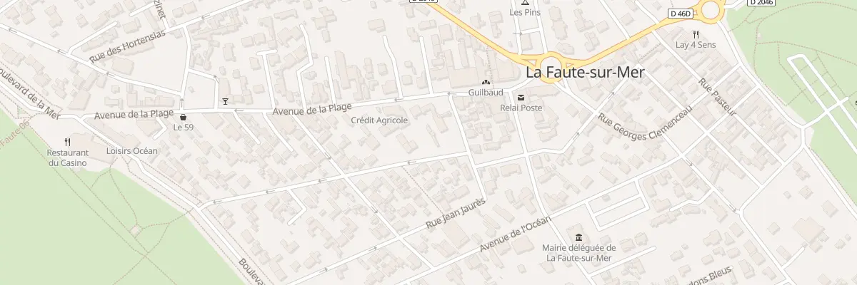 Plan du 6 Rue du docteur pigeanne à L’Aiguillon-la-Presqu’île
