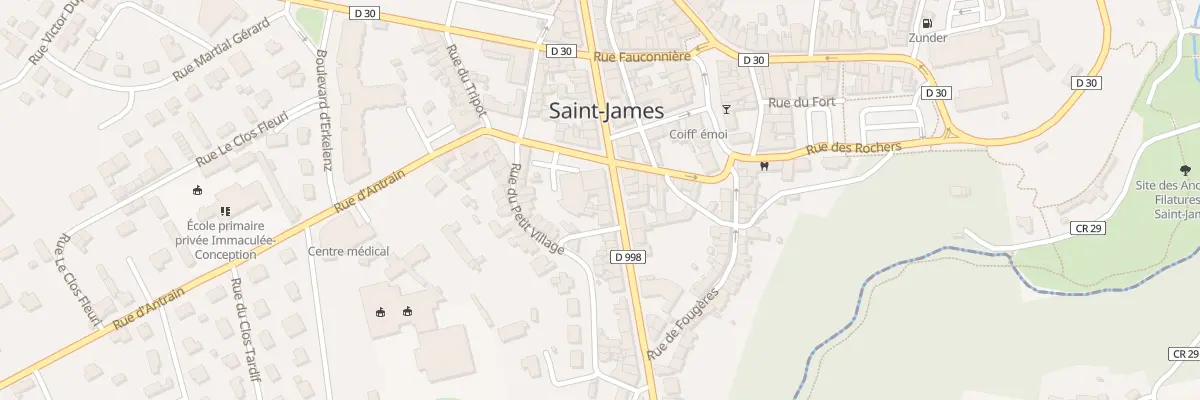Plan du 48 Rue de la Liberation - St-Jame à Saint-James