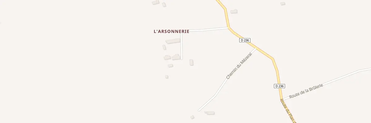 Plan du 26 Larsonnerie à Roncey