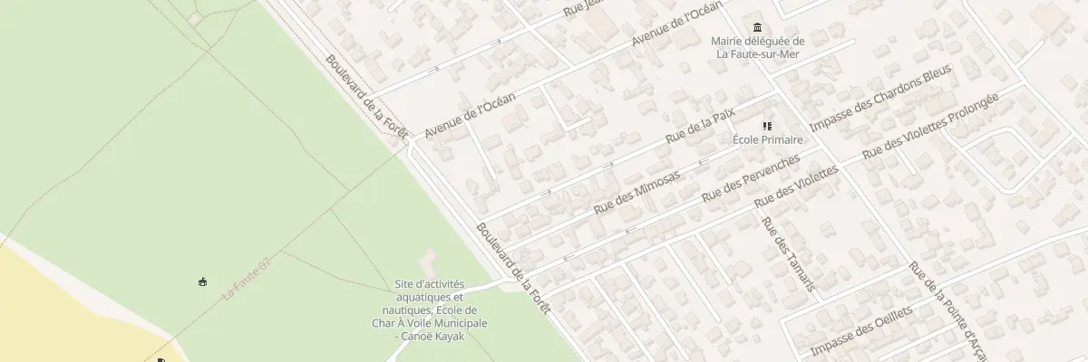 Plan du 14 Rue de la paix à L’Aiguillon-la-Presqu’île