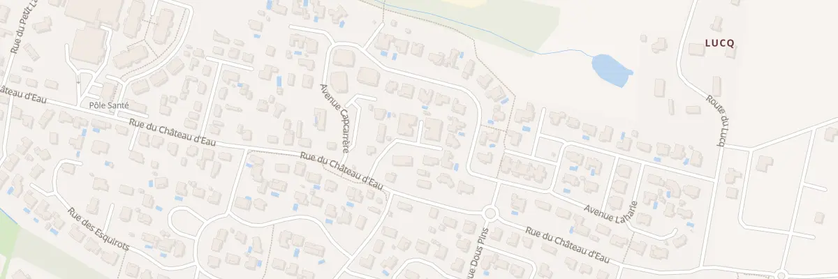 Plan du 44 Rue du Château d’Eau à Tosse