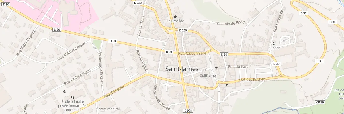 Plan du 26 Rue de la Liberation - St-Jame à Saint-James