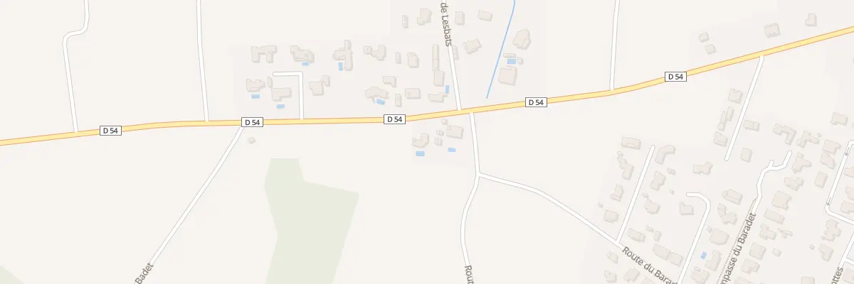 Plan du 65 Rte de Lahaurie à Saubrigues