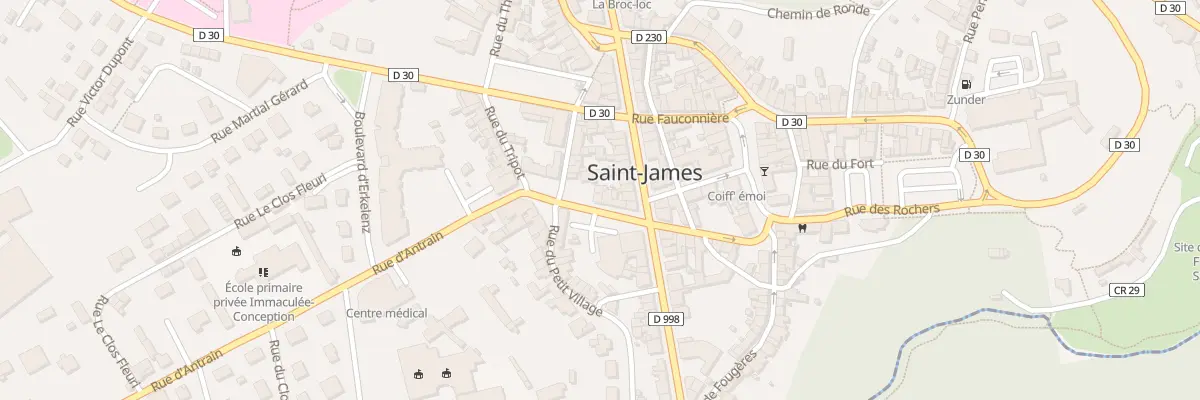 Plan du 40 Rue de la Liberation - St-Jame à Saint-James
