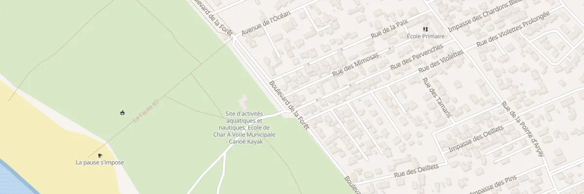 Plan du 35 Bd de la Forêt à L’Aiguillon-la-Presqu’île