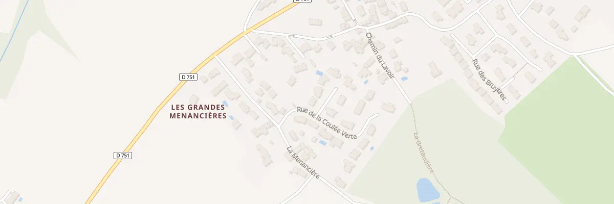 Plan du 1 Rue de la Coulée Verte à Orée d’Anjou