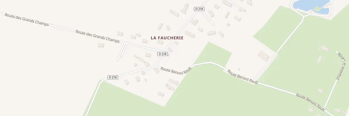 Plan du 27 La Faucherie à Poilley