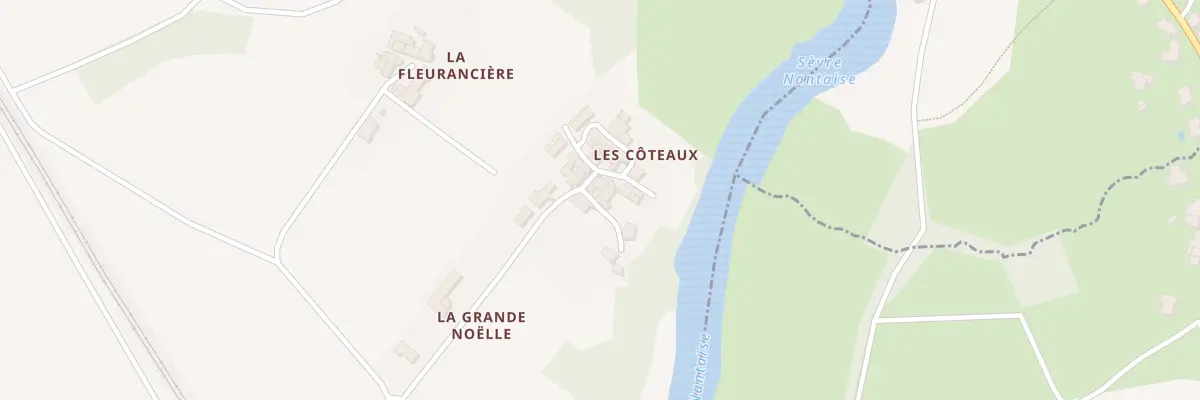 Plan du 203 Les Coteaux à Monnières