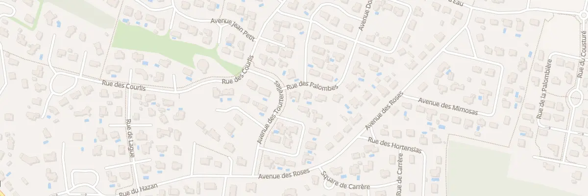Plan du 19 Rue des Palombes à Tosse