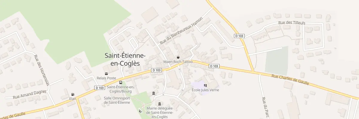 Plan du 40 Rue Charles de Gaulle à Maen Roch