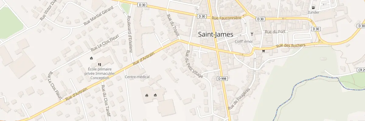 Plan du 25 Rue du Petit Village - St-Jame à Saint-James
