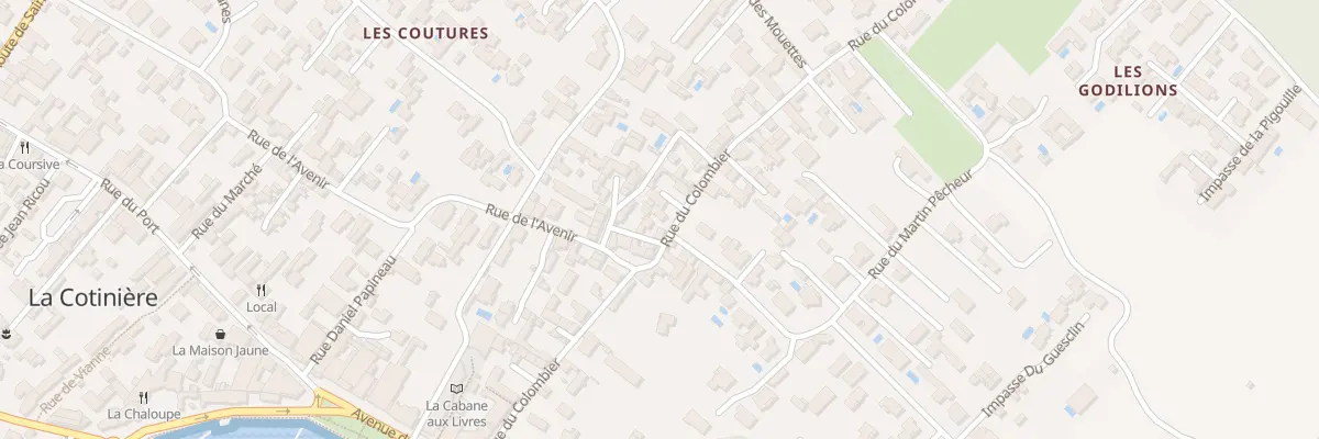 Plan du 25 Rue du Colombier à Saint-Pierre-d’Oléron
