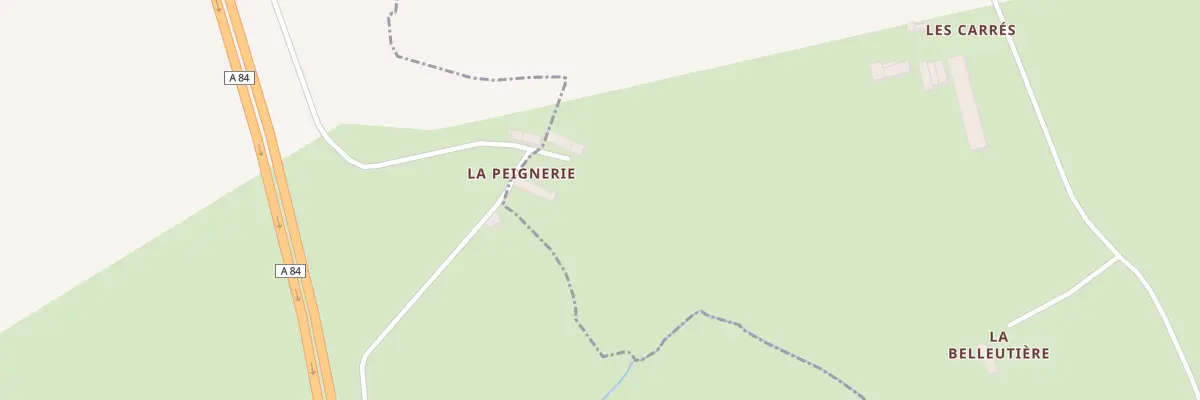 Plan du 5235 La Peignerie aux Portes du Coglais