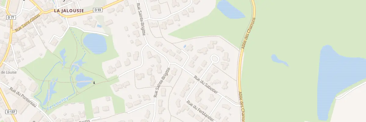 Plan du 7 Rue sainte brigitte à Montaigu-Vendée