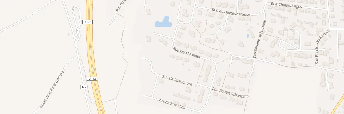 Plan du 8 Rue Jean Monnet à Martigné-Ferchaud