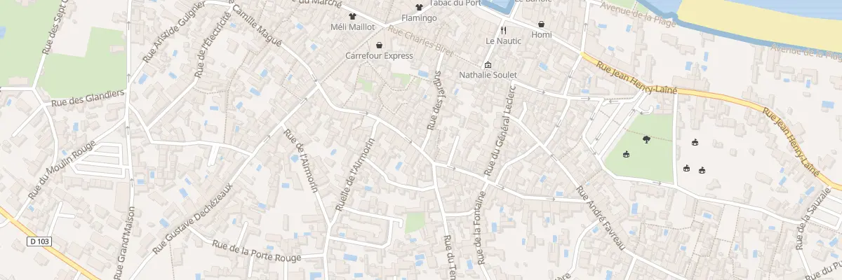 Plan du 25 Rue Gaston Lem à La Flotte