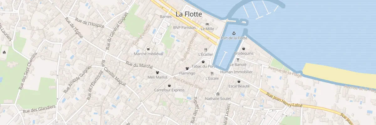Plan du 12 Rue du Général de Gaulle à La Flotte