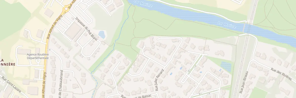 Plan du 8 Rue george sand à Montaigu-Vendée