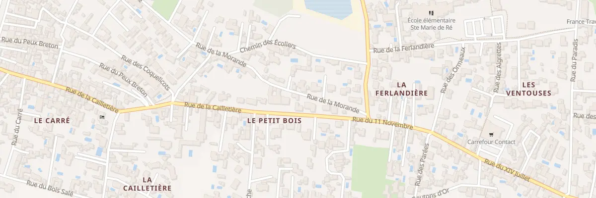 Plan du 5 Rue de la Morande à Sainte-Marie-de-Ré