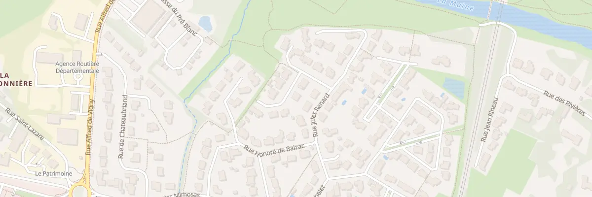 Plan du 3 Rue george sand à Montaigu-Vendée