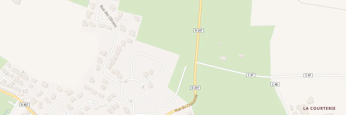 Plan du 77 Rue des Oliviers - St Martin à Avranches
