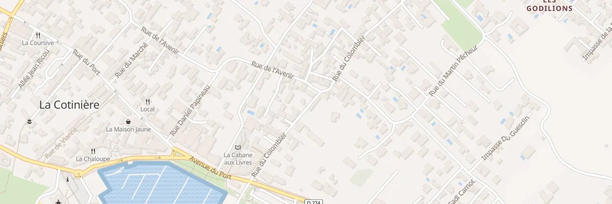 Plan du 21 Rue du Colombier à Saint-Pierre-d’Oléron