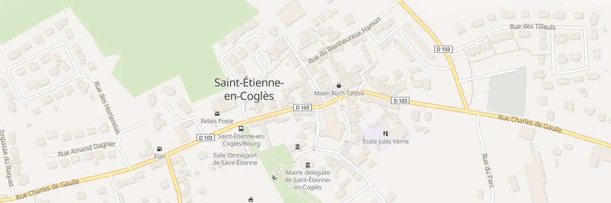 Plan du 52 Rue Charles de Gaulle à Maen Roch