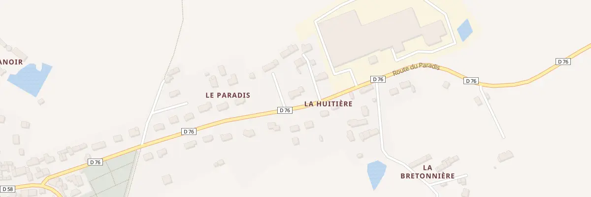 Plan du 49 Rte du Paradis à Roncey