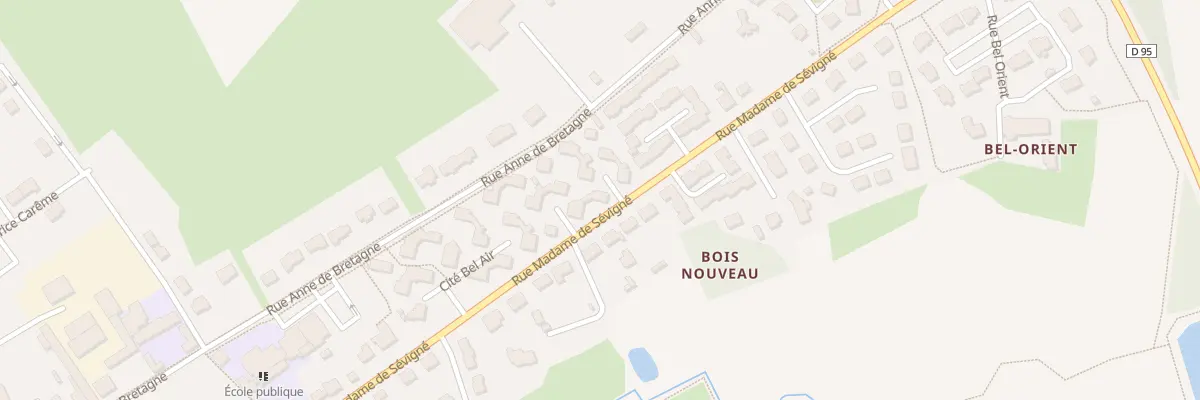 Plan du 23 Cité Bel Air à Louvigné-de-Bais