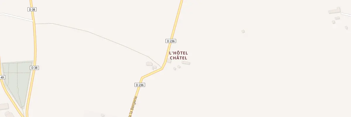 Plan du 2 L’Hotel Chatel à Saint-Denis-le-Gast