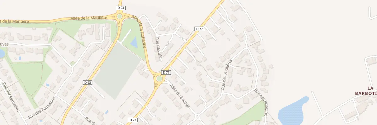 Plan du 30 Rue de la bernardière à Montaigu-Vendée