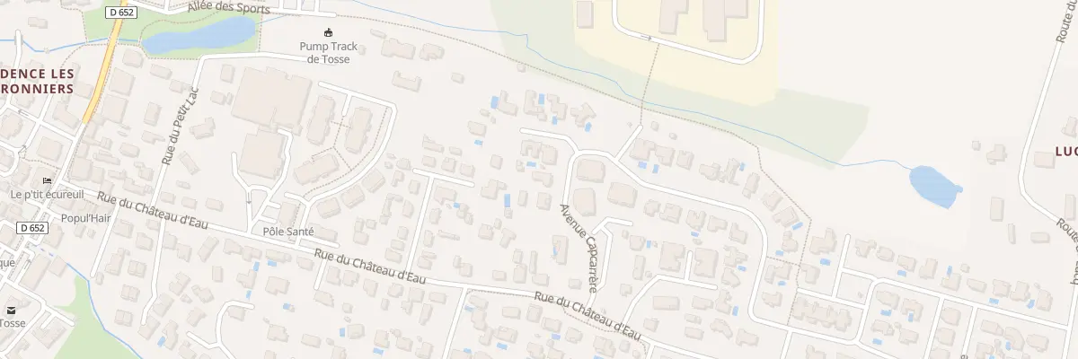 Plan du 27 Av Capcarrere à Tosse