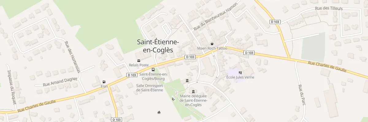 Plan du 29 Rue Charles de Gaulle à Maen Roch