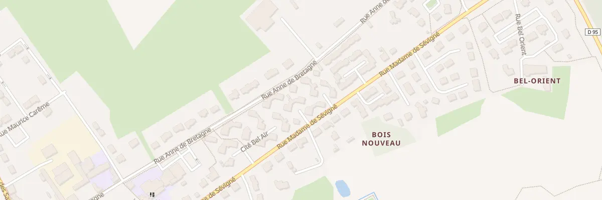 Plan du 19 Cité Bel Air à Louvigné-de-Bais
