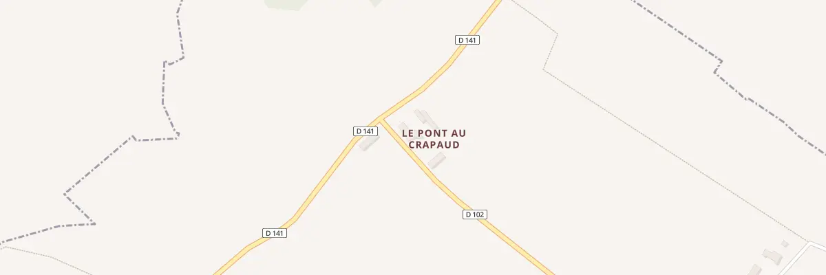 Plan du 1 Pont au Crapaud au Lorey