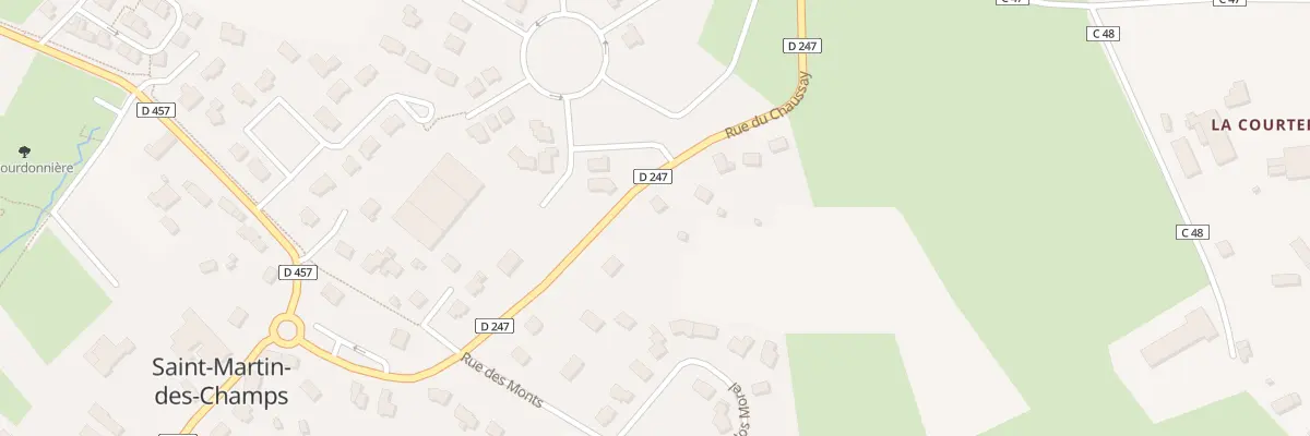 Plan du 16 Rue du Chaussay - Saint Martin à Avranches