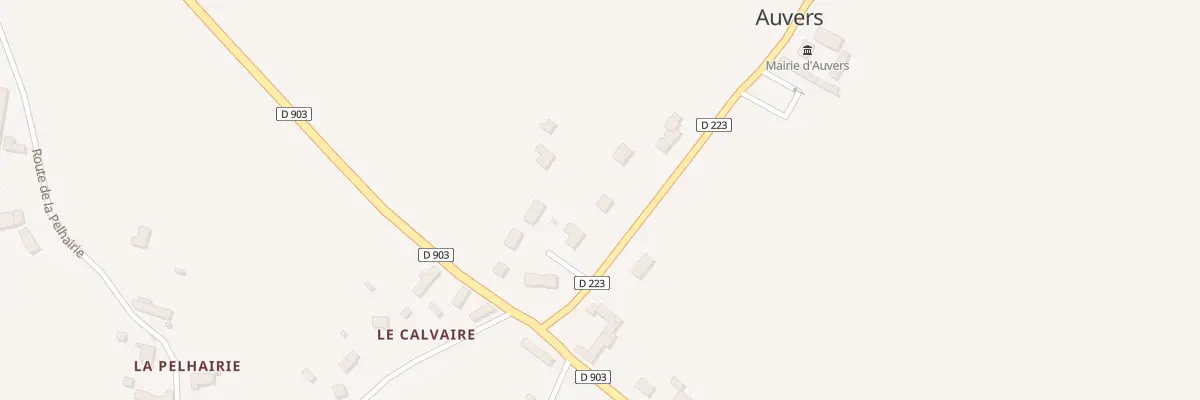 Plan du 3 Rte de l’Eglise à Auvers