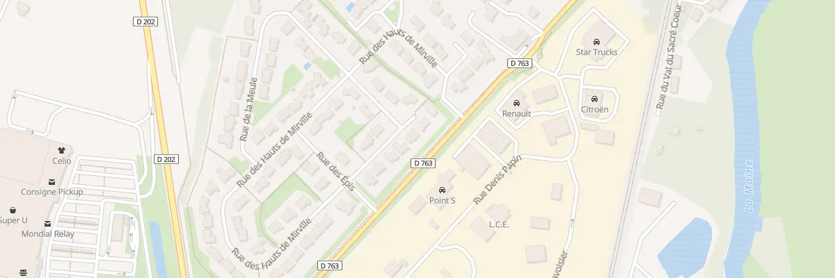 Plan du 13 Rue tournevent à Montaigu-Vendée