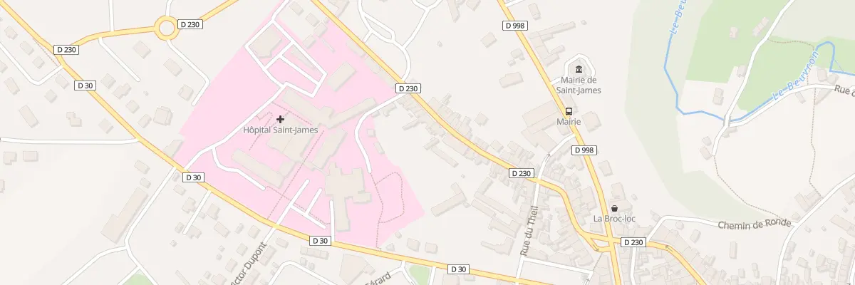 Plan du 23 Rue du Mont - St-James à Saint-James