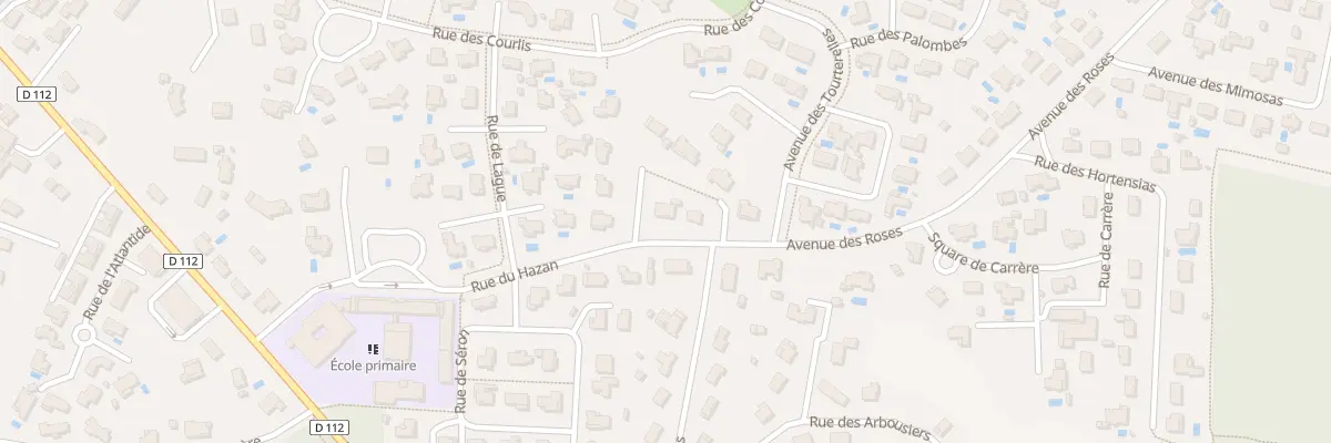 Plan du 10 Sq du Hazan à Tosse