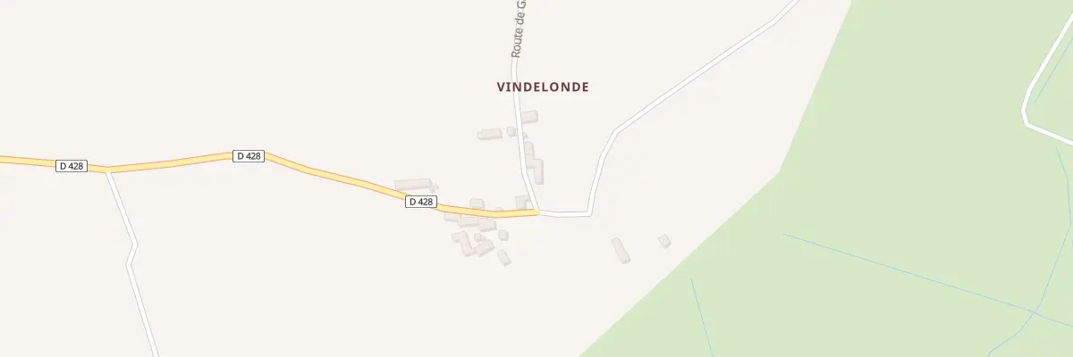 Plan du 24 Rte de Vindelonde à Appeville