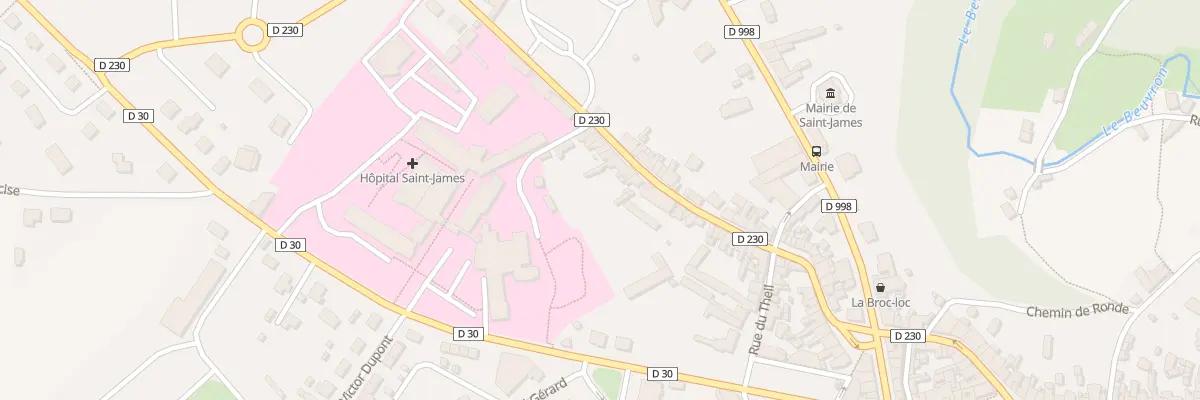 Plan du 25 Rue du Mont - St-James à Saint-James